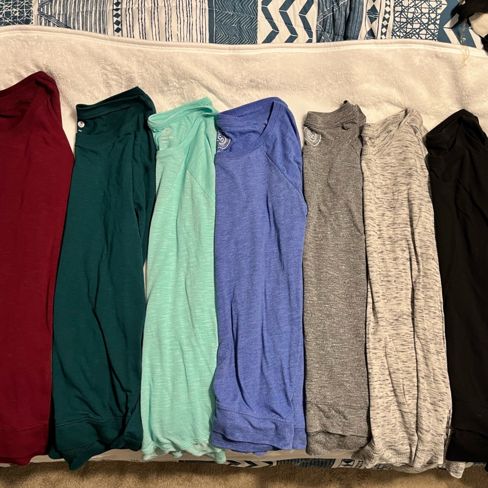 Set of 7 SO Long Sleeves